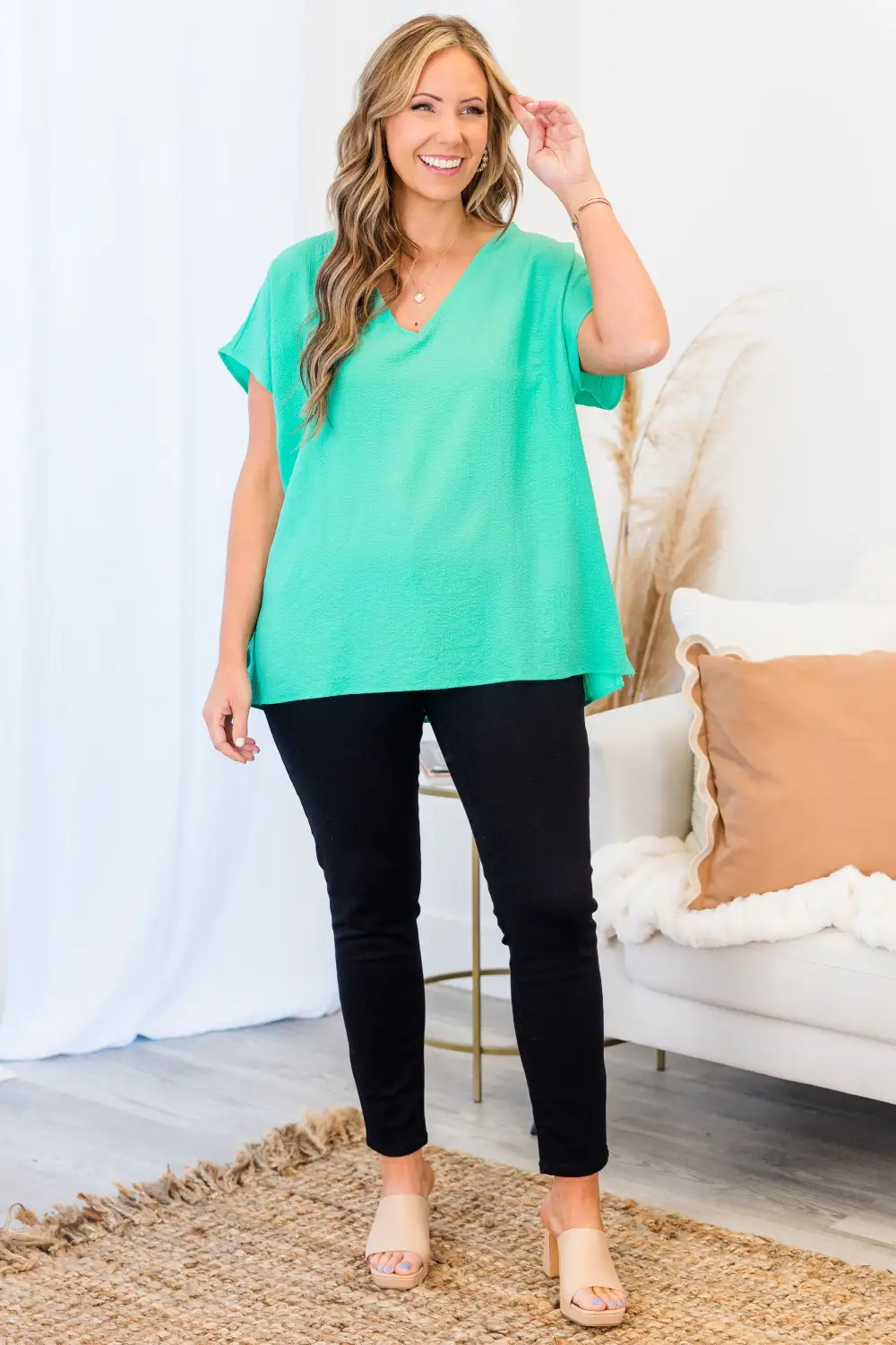 Our Oasis Top, Emerald