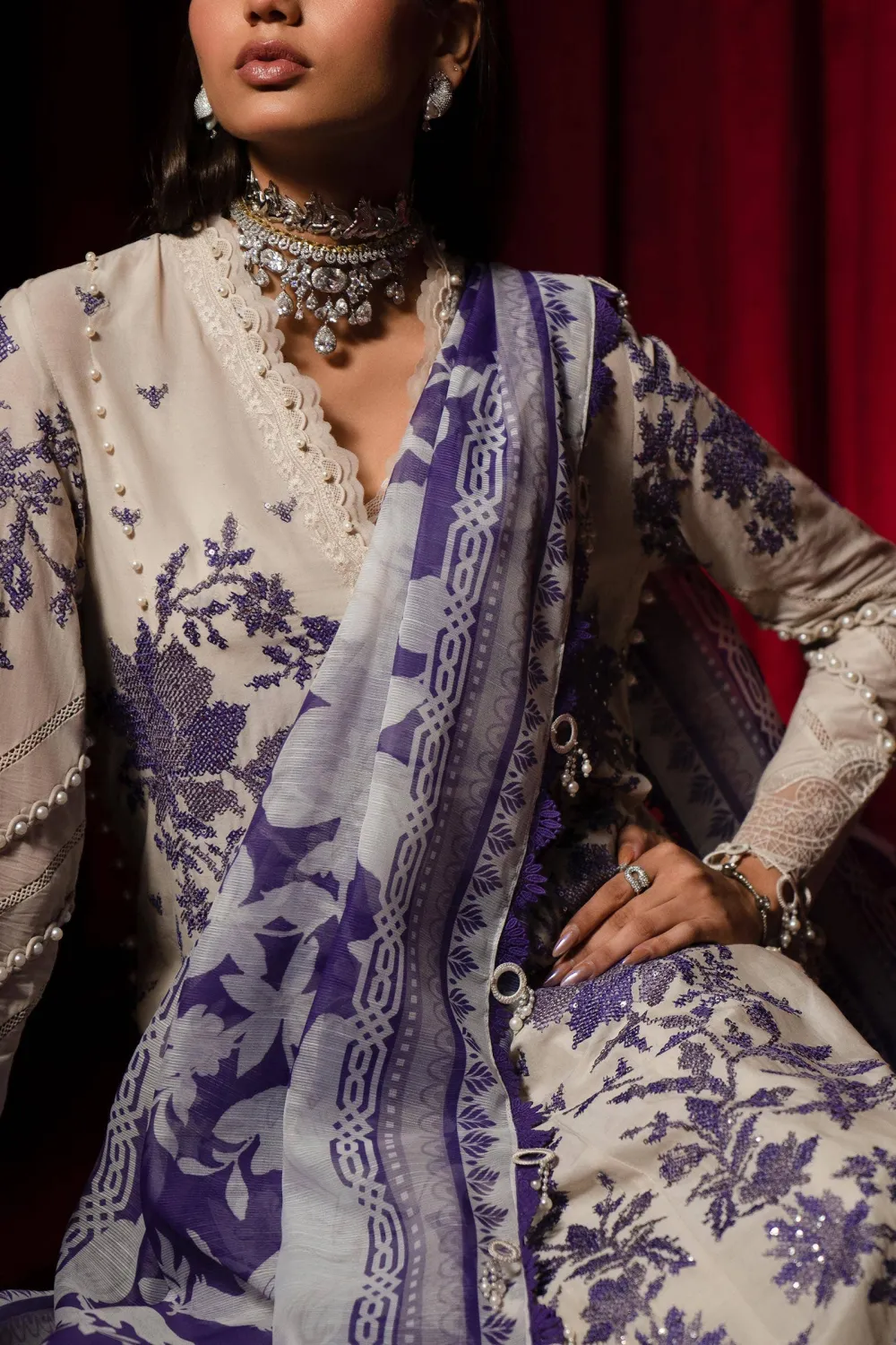 Luxury Embroidered Lawn Suits