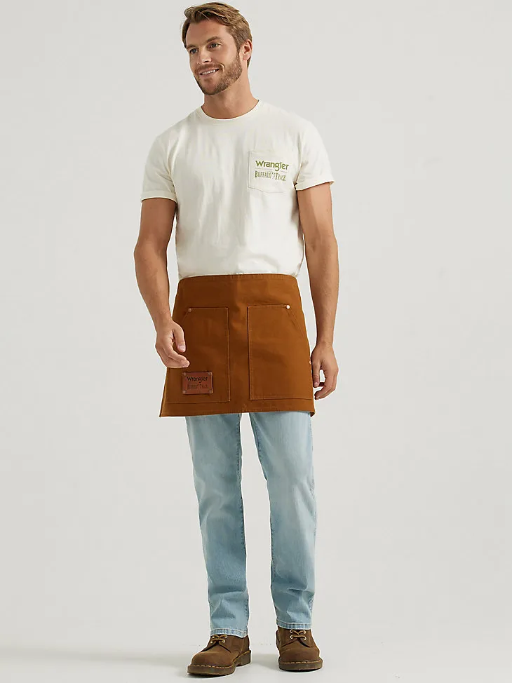 WRANGLER X BUFFALO TRACE™ KILDERKIN APRON IN BUFFALO HIDE