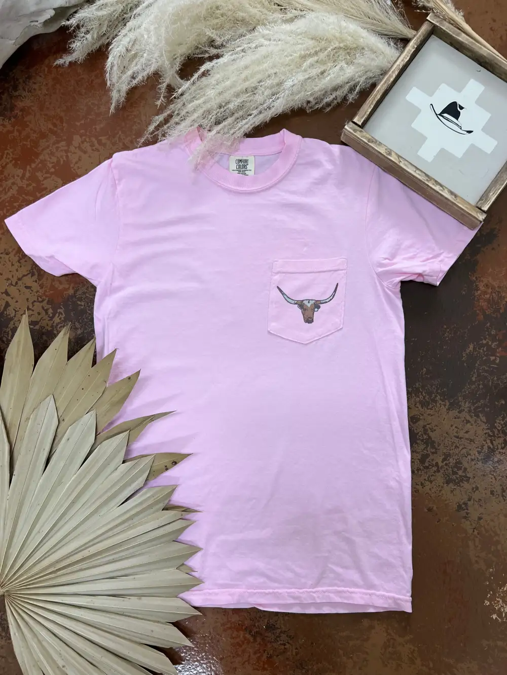 LCC Smokin’ Pocket Tee-Pink