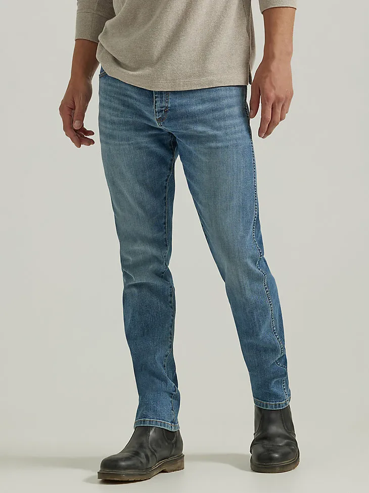 MEN'S TAPERED REGULAR FIT JEAN IN GREY WASH