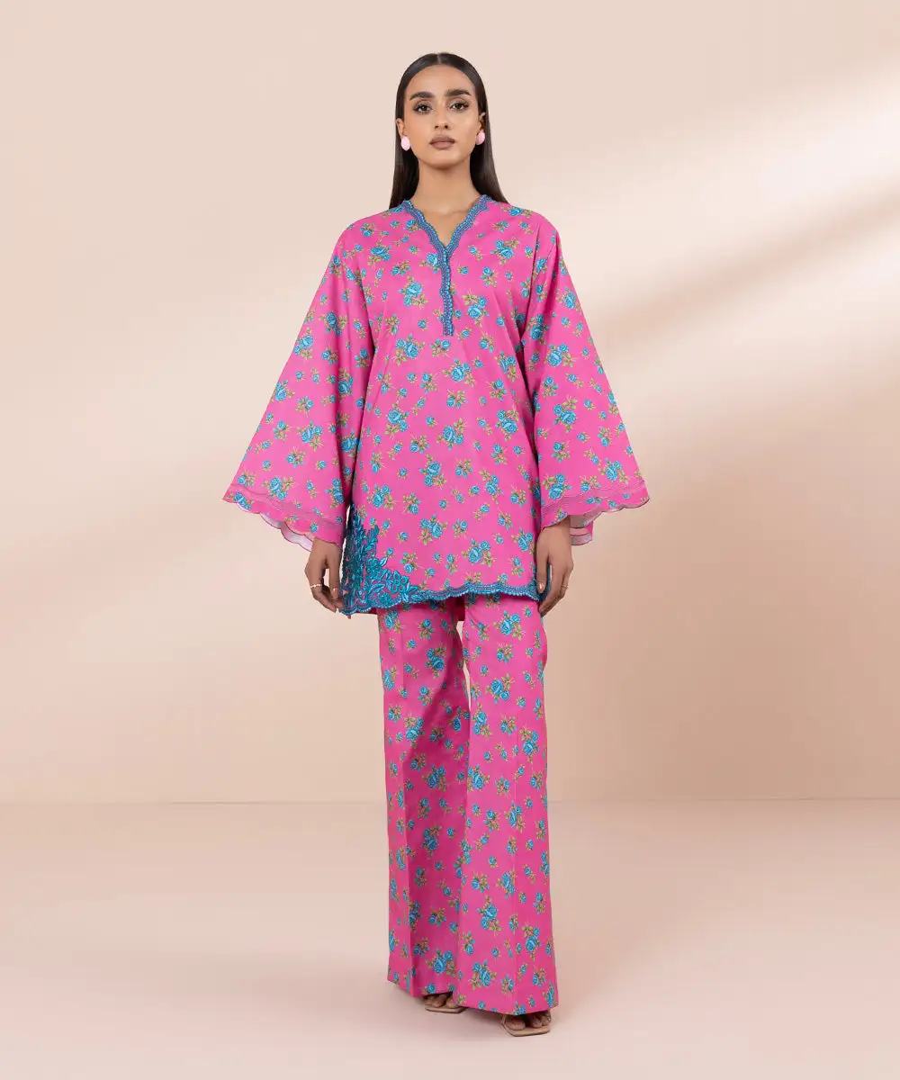 2 Piece - Embroidered Lawn Suit