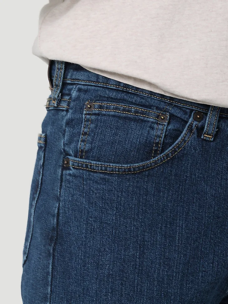 MEN'S RELAXED FIT FLEX JEAN IN MID DENIM