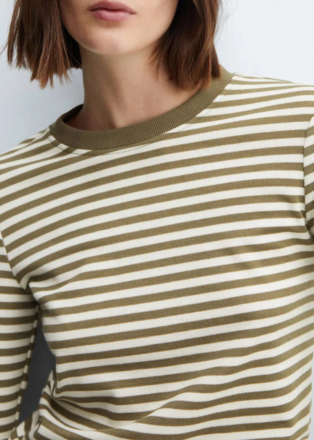 Striped long sleeves t-shirt