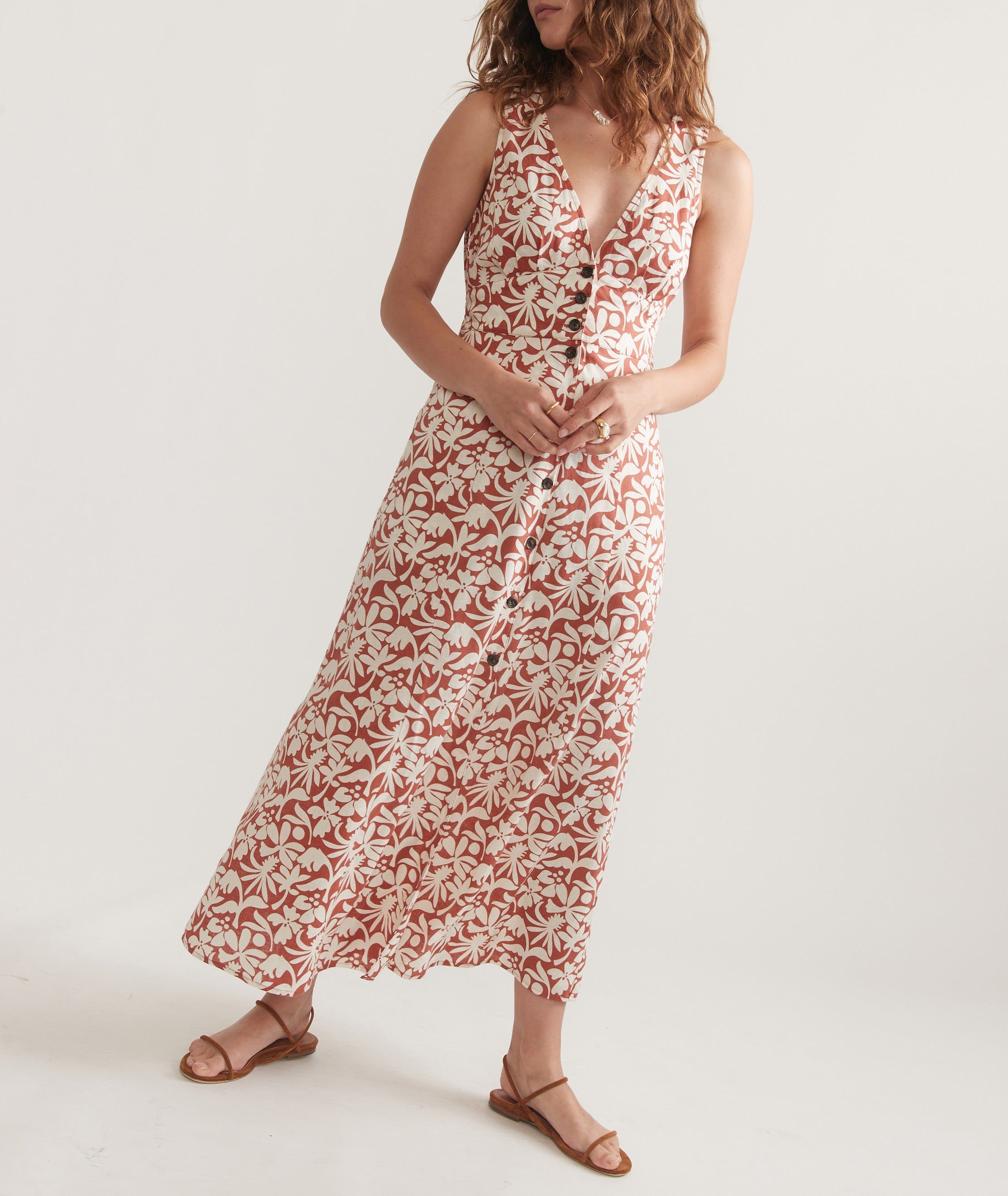 Auburn Flora Camila Maxi Dress