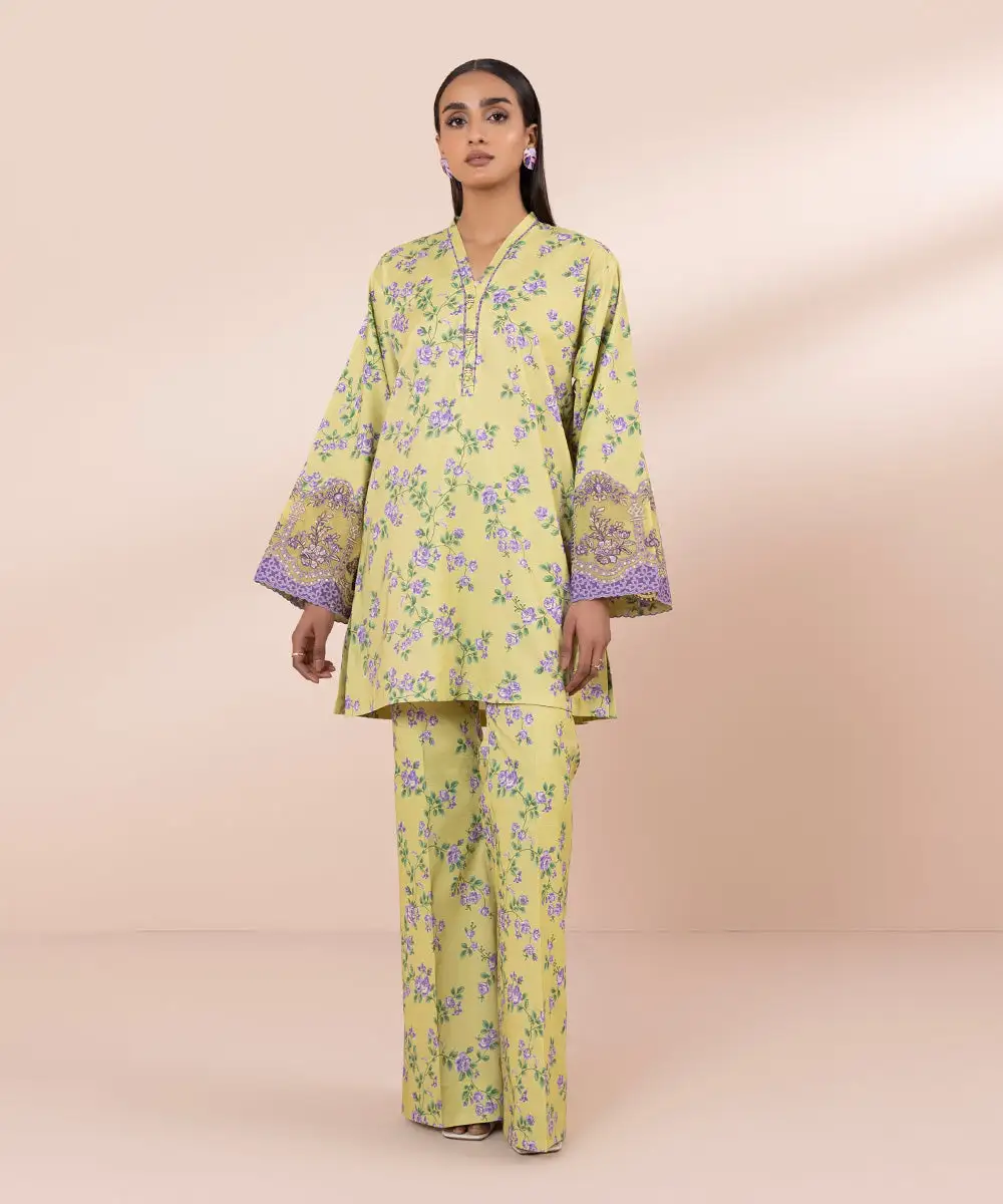 2 Piece - Embroidered Lawn Suit