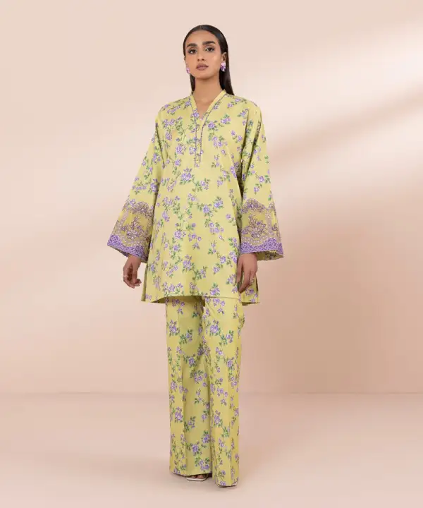 2 Piece - Embroidered Lawn Suit