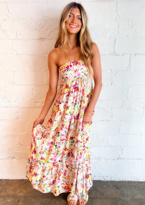 Work of Art Maxi Dress