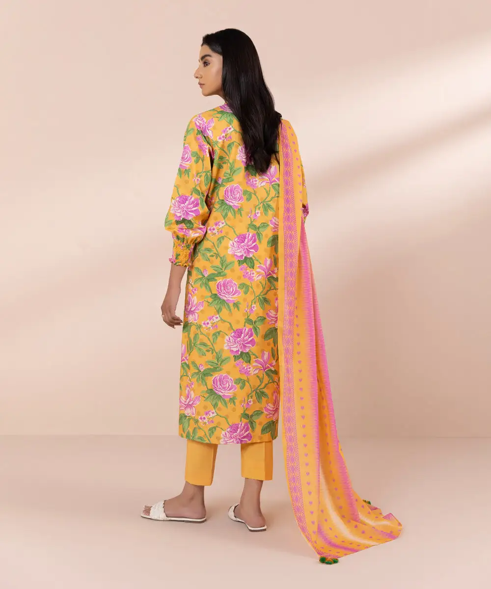 3 Piece - Printed Lawn Suit