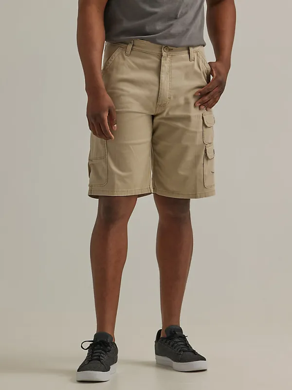 WRANGLER® MEN'S FIVE STAR PREMIUM STACKED CARGO SHORT IN TWILL