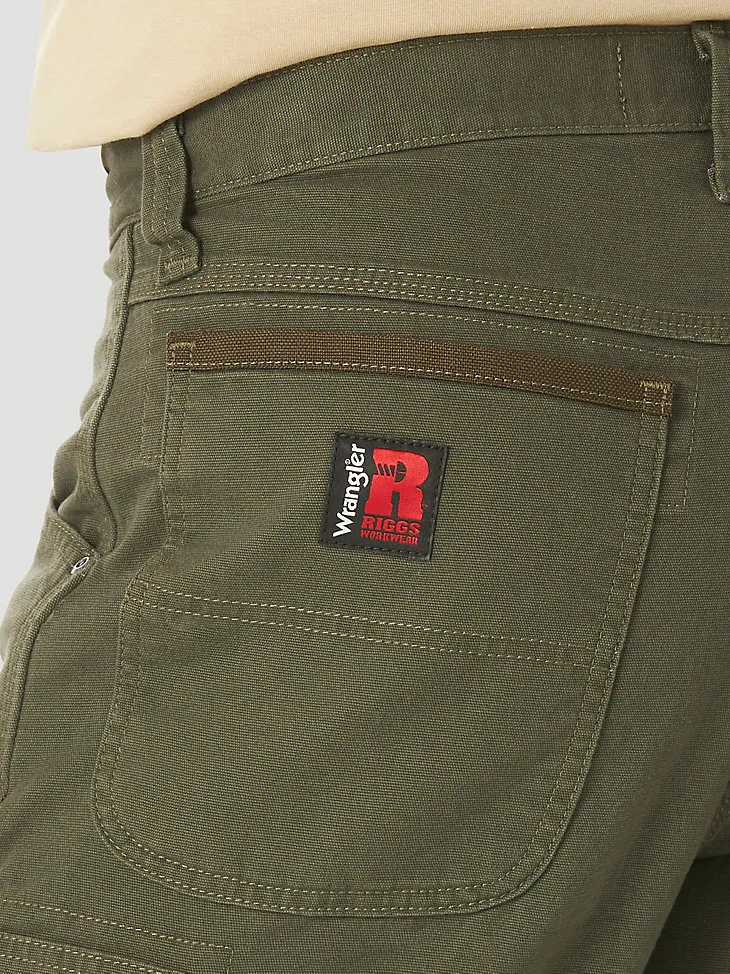 WRANGLER® RIGGS WORKWEAR® STRETCH RANGER CARGO SHORT IN DARK KHAKI