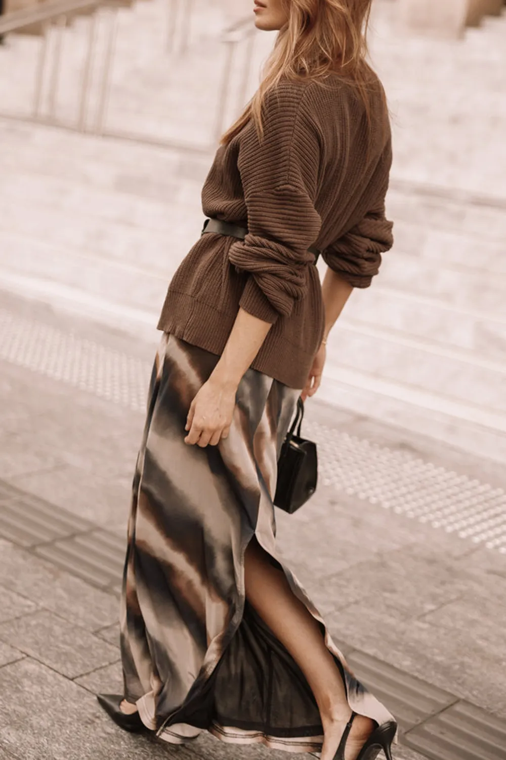 BEVERLY MAXI SKIRT - DUSK PRINT