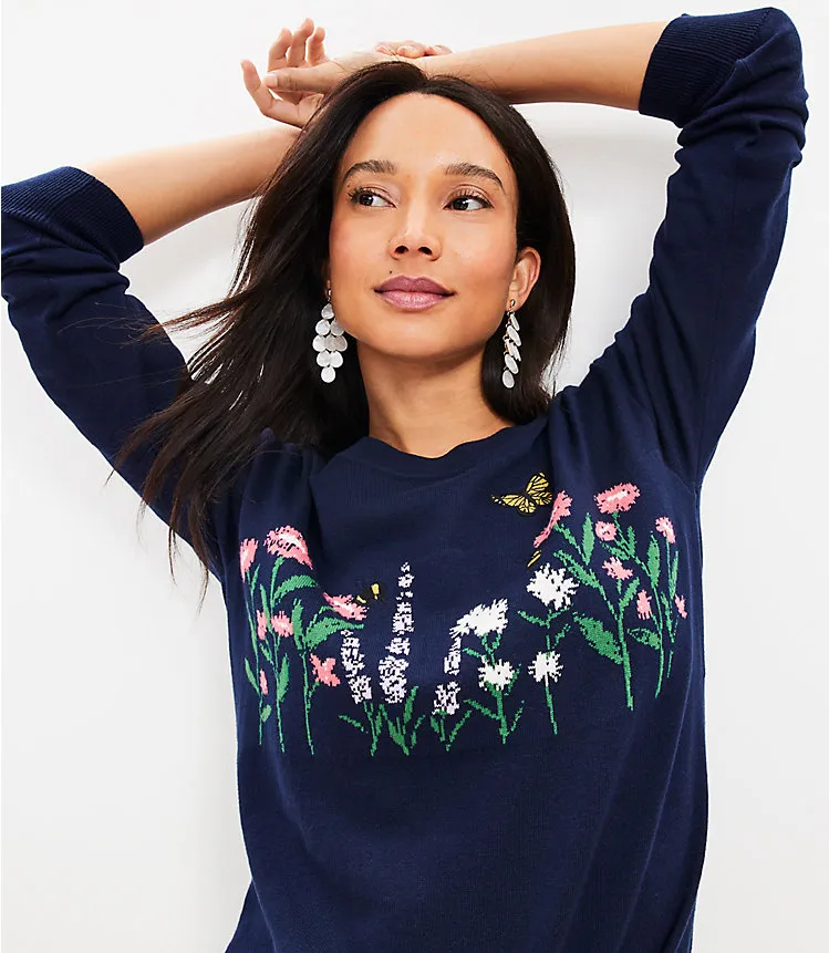 Floral Sweater