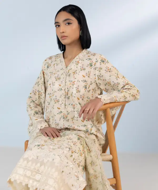 3 Piece - Embroidered Lawn Suit