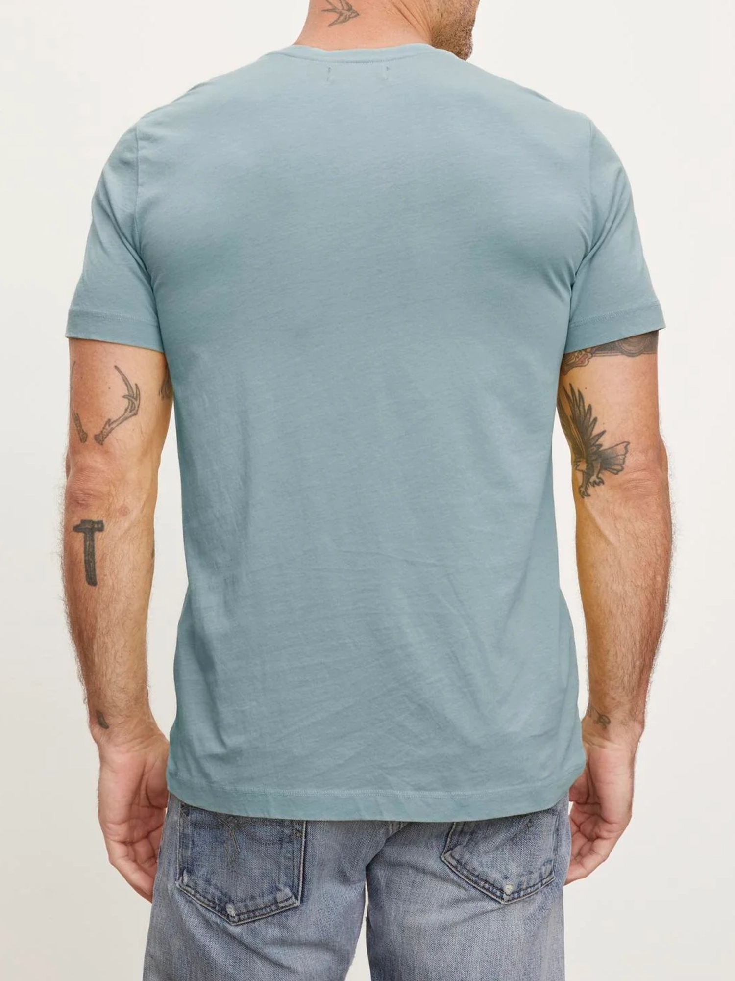 Men'S Fashion Round Neck Cotton T-Shirt