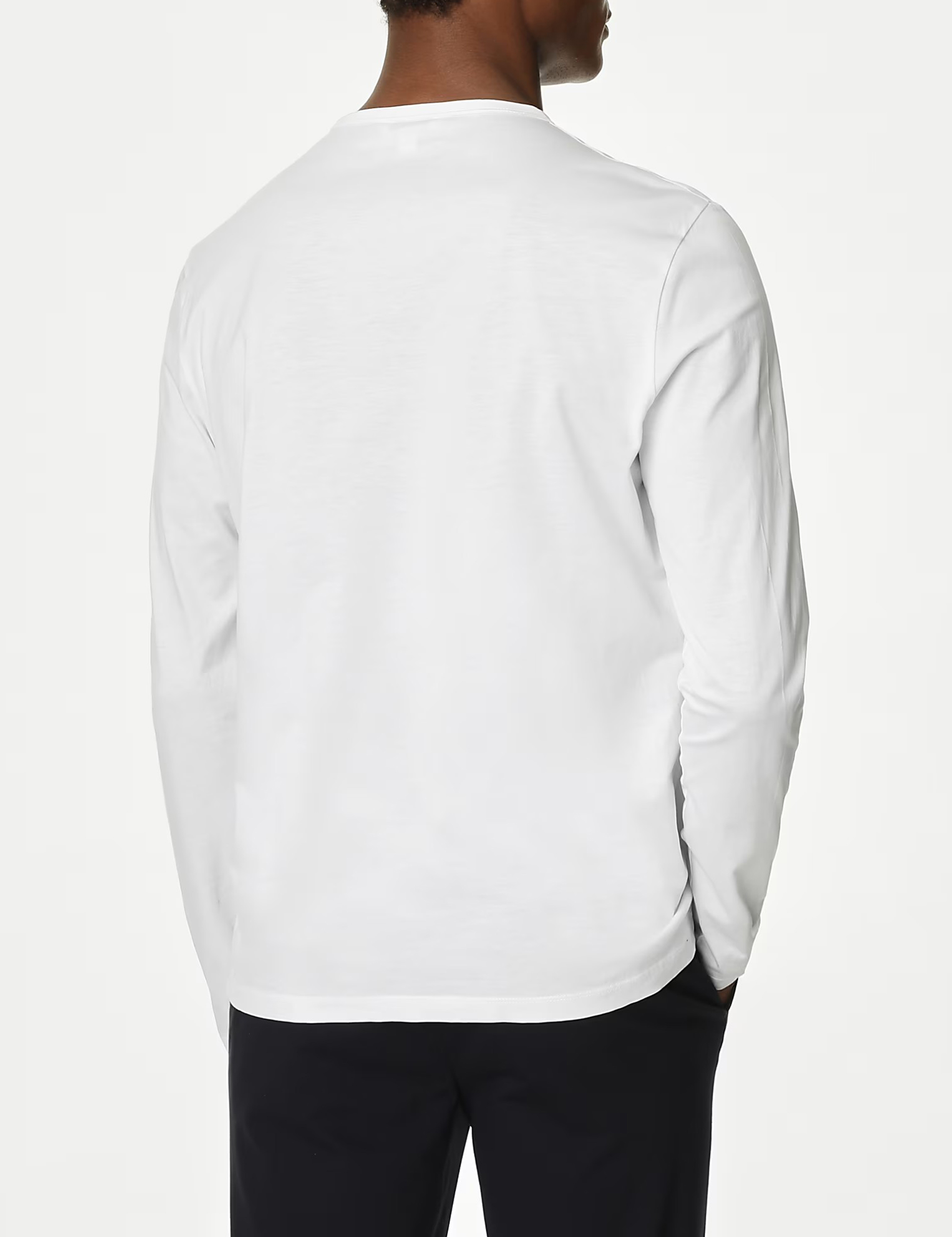 Pure Supima Cotton Long Sleeve T-Shirt