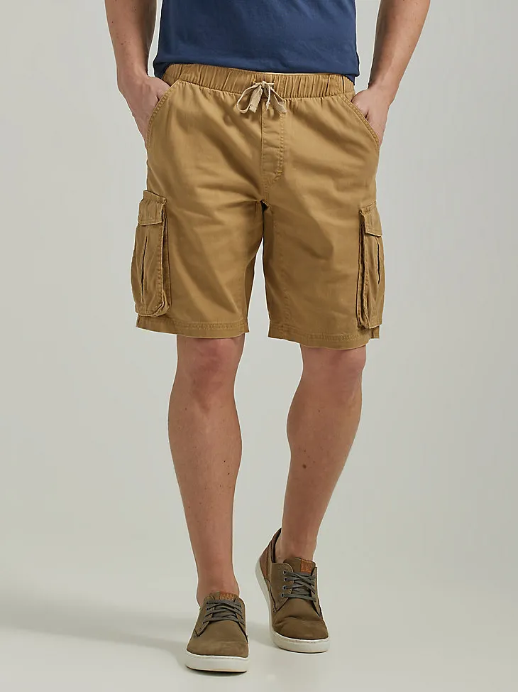 MEN'S FREE TO STRETCH™ DRAWSTRING CARGO SHORT IN ACORN