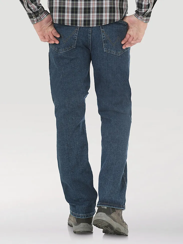 WRANGLER RUGGED WEAR® PERFORMANCE SERIES RELAXED FIT JEAN IN MEDIUM STONE