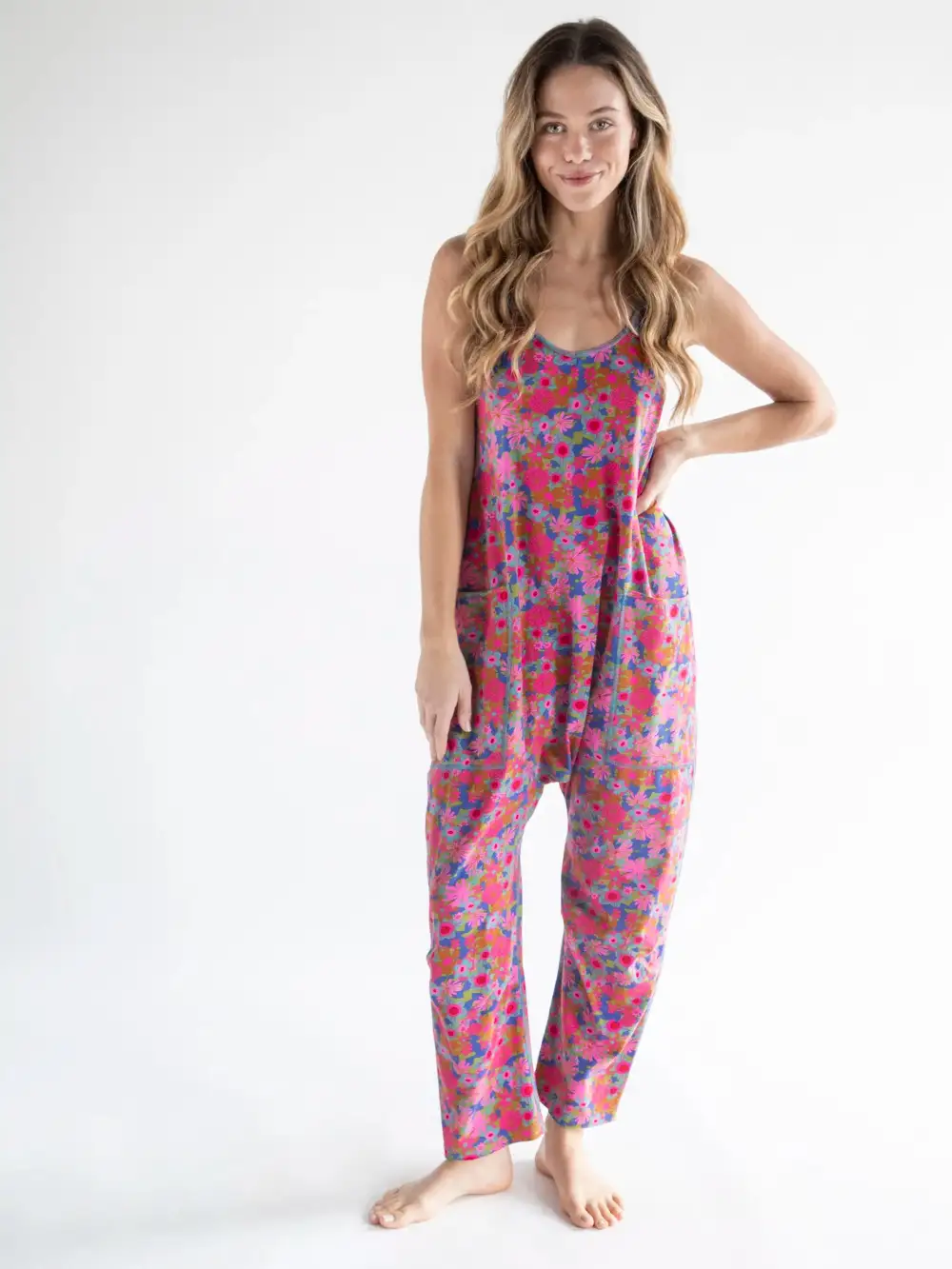 Lucy Jumpsuit - Rust Orchid Pink