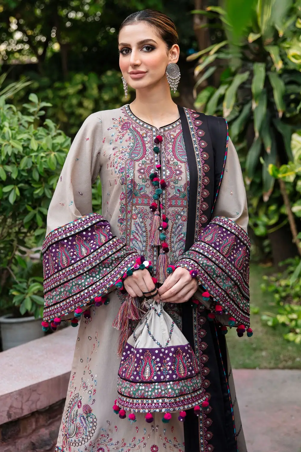 EMBROIDERED SLUB KHADDAR SETS