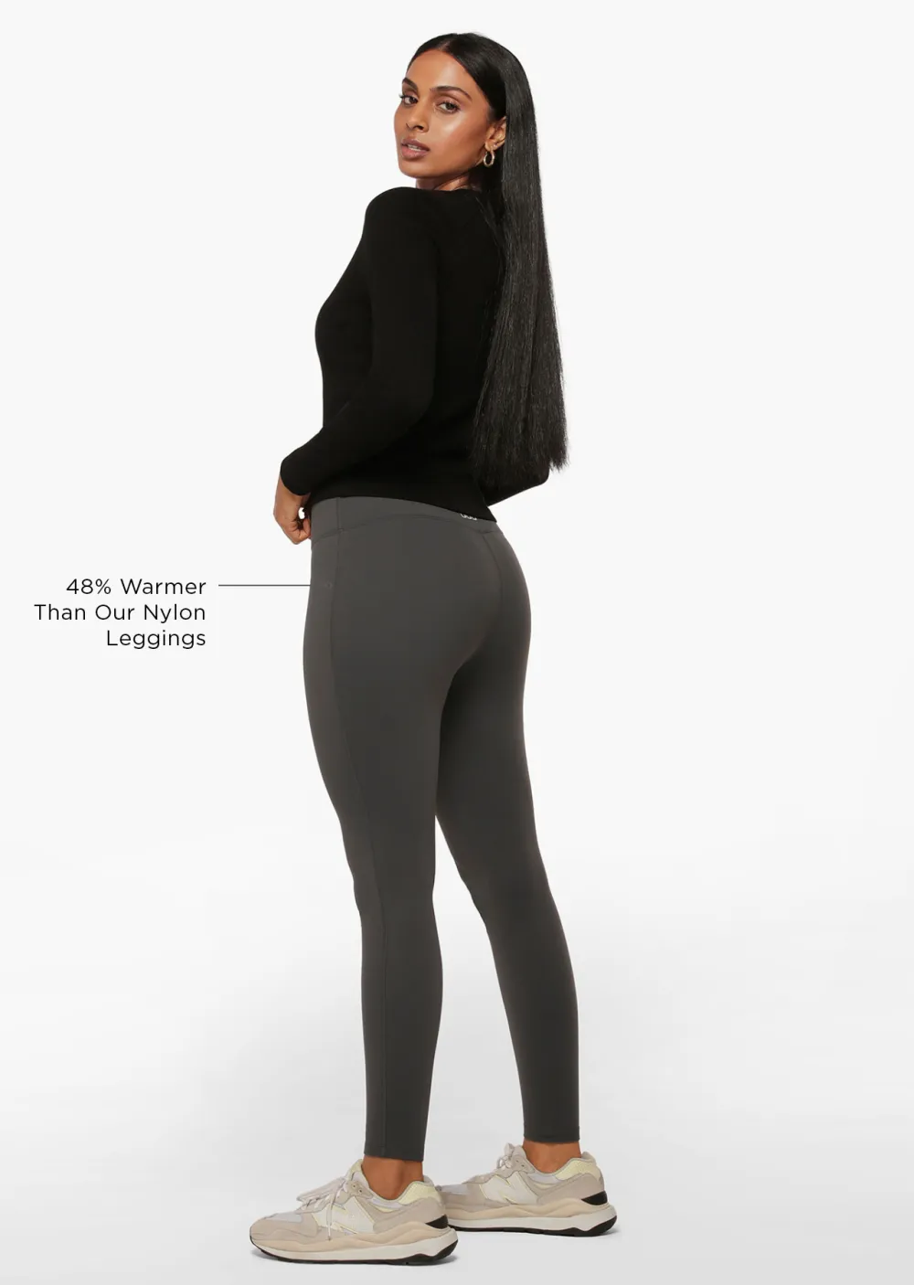 All Day Lotus Thermal No Chafe Full Length Leggings