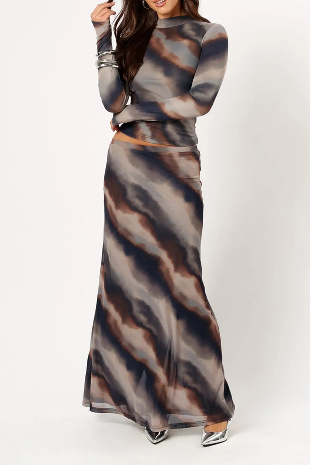 BEVERLY MAXI SKIRT - DUSK PRINT