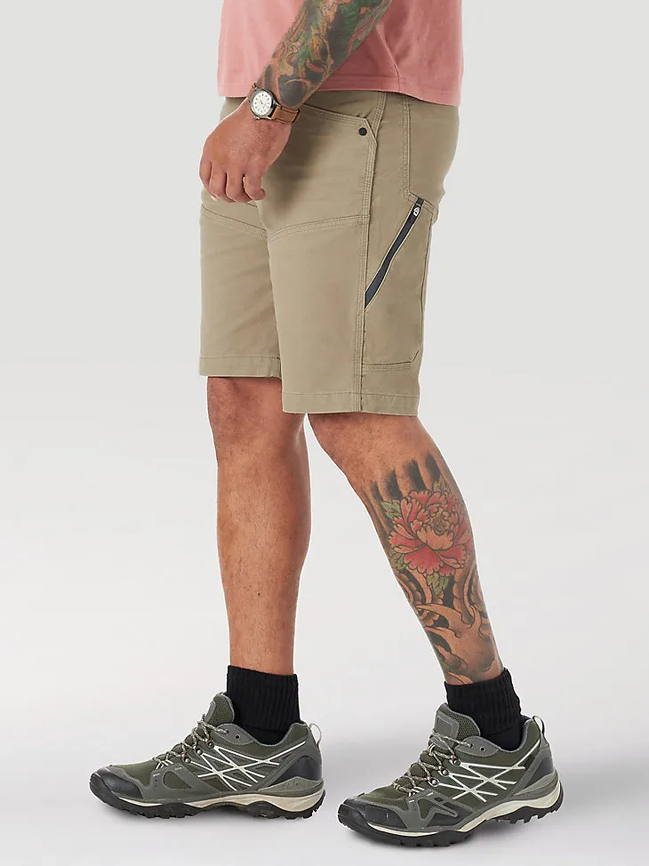 ATG BY WRANGLER™ MEN'S REINFORCED UTILITY SHORT IN COPPER BROWN