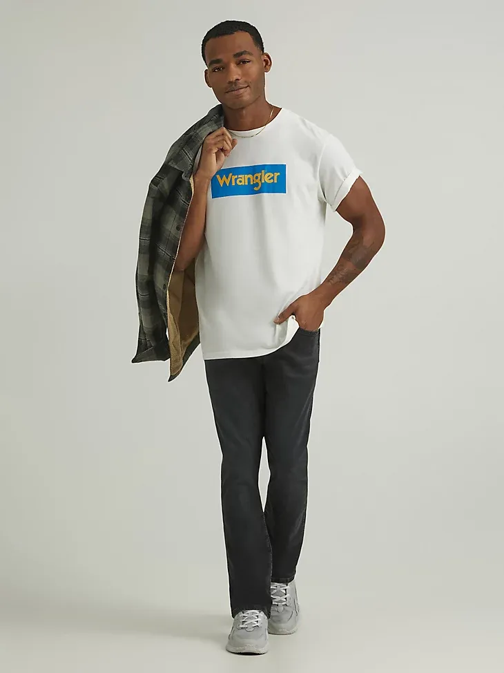 MEN'S BOX LOGO T-SHIRT IN MARSHMALLOW