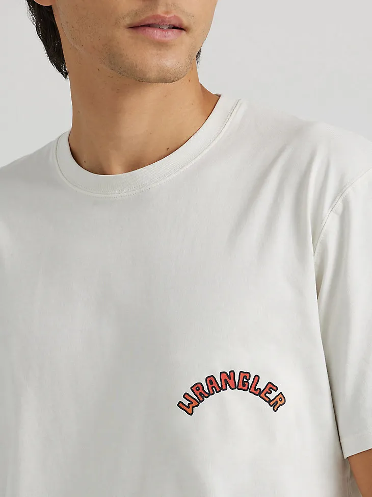 MEN'S GRAPHIC LOGO T-SHIRT IN VINTAGE WHITE