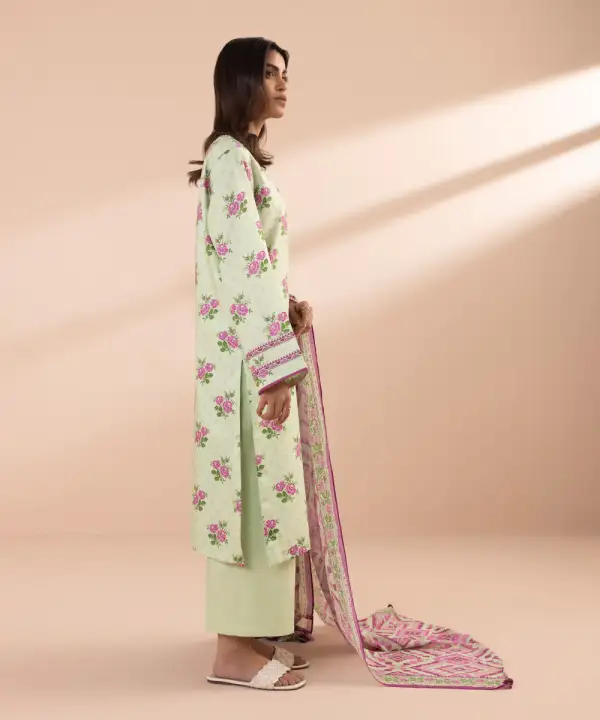 3 Piece - Printed Lawn Suit