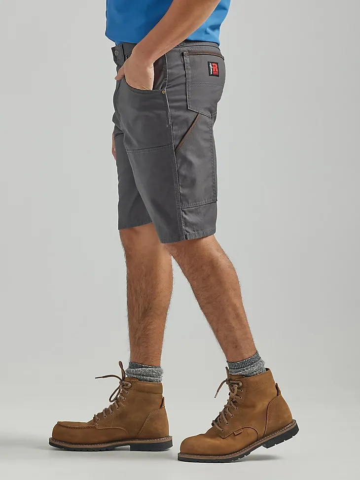 WRANGLER® RIGGS WORKWEAR® UTILITY RELAXED SHORT IN GREY PINSTRIPE