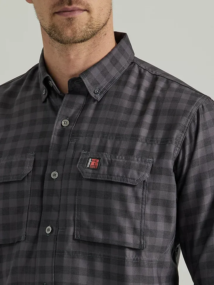 WRANGLER® RIGGS WORKWEAR® TECHNICAL WORK SHIRT IN GREY