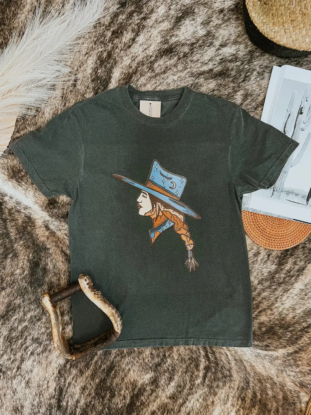 Midnight Cowgirl Tee