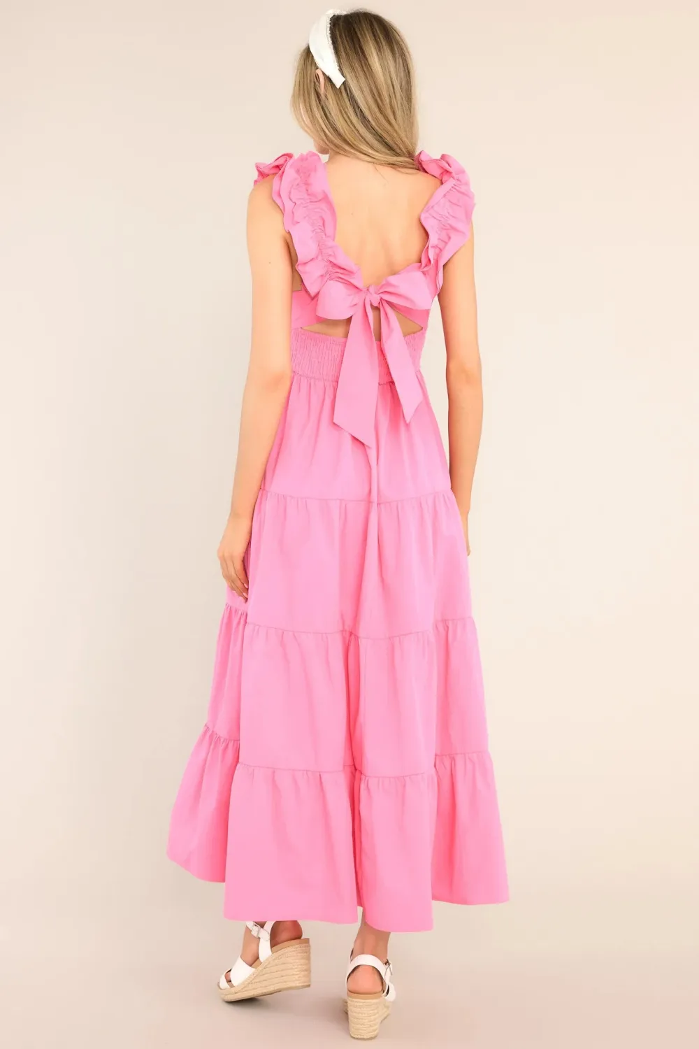 LOVE GROWS HERE BUBBLEGUM PINK MAXI DRESS