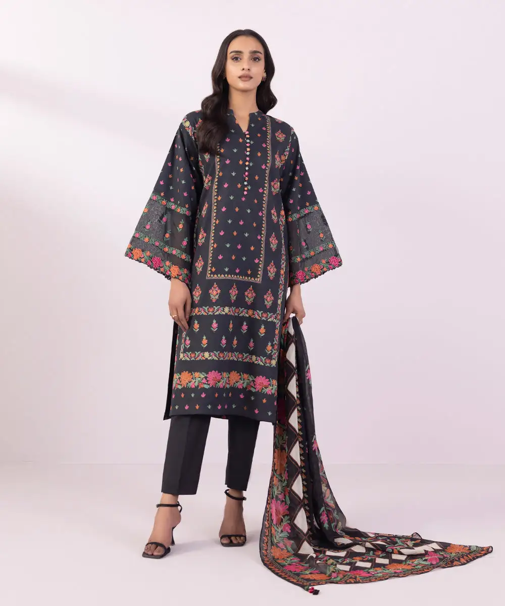 2 Piece - Embroidered Lawn Suit