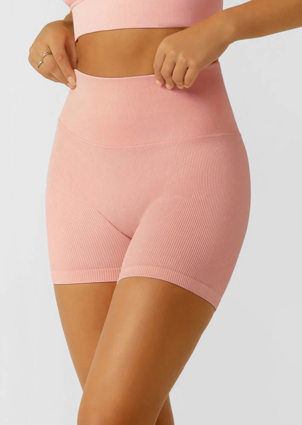 It Girl Wide Ribbed Seamless 12cm Bike Short