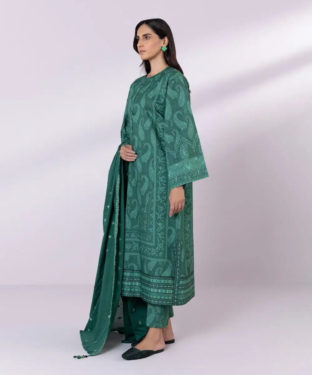 3 Piece - Embroidered Lawn Suit