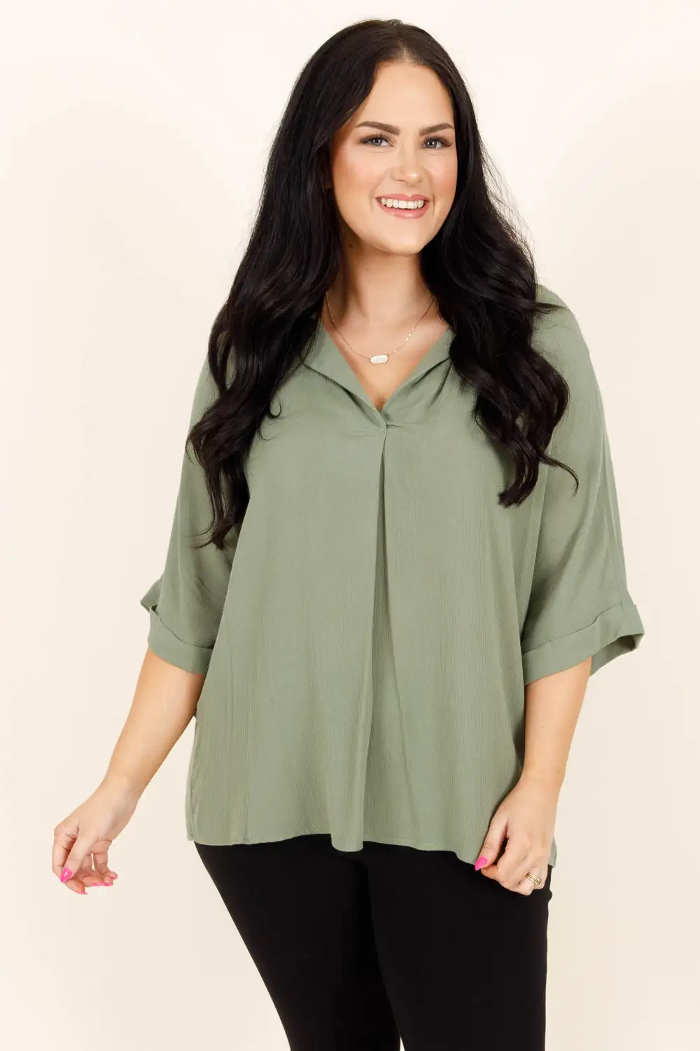 Carefree Top, Sage