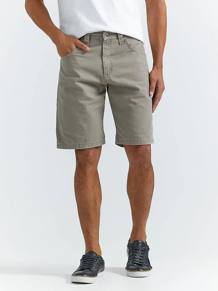 MEN'S WRANGLER AUTHENTICS® LOOSE FIT CARPENTER SHORT IN MILITARY KHAKI