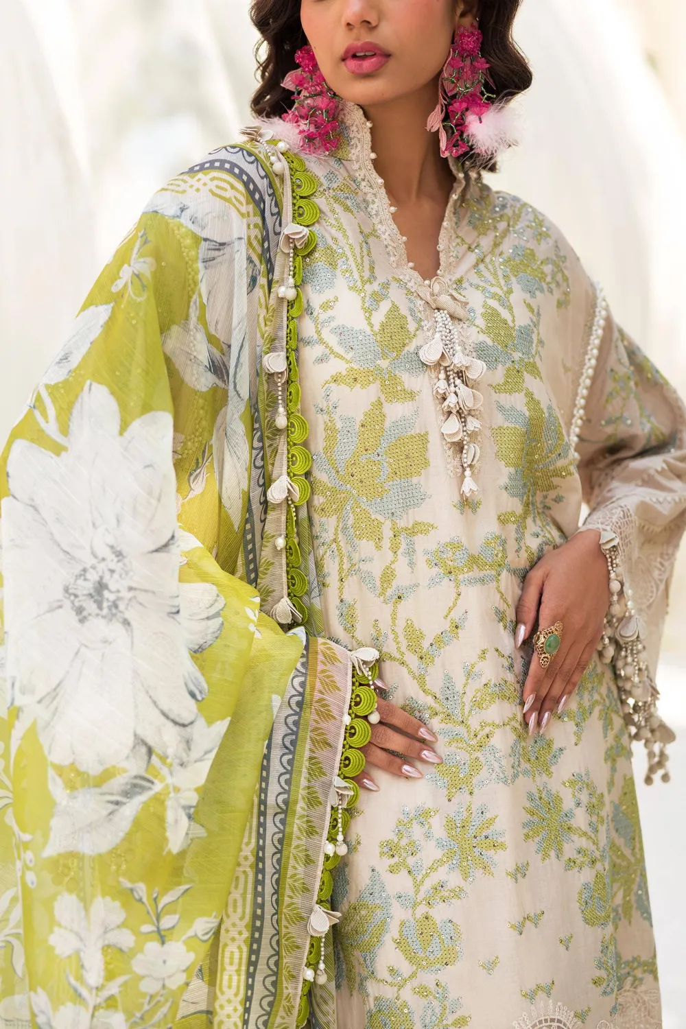 Luxury Embroidered Lawn Suits