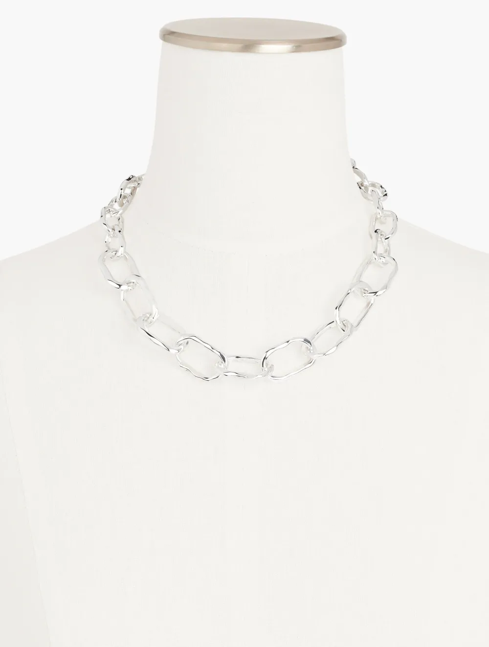 Hammered Links Necklace