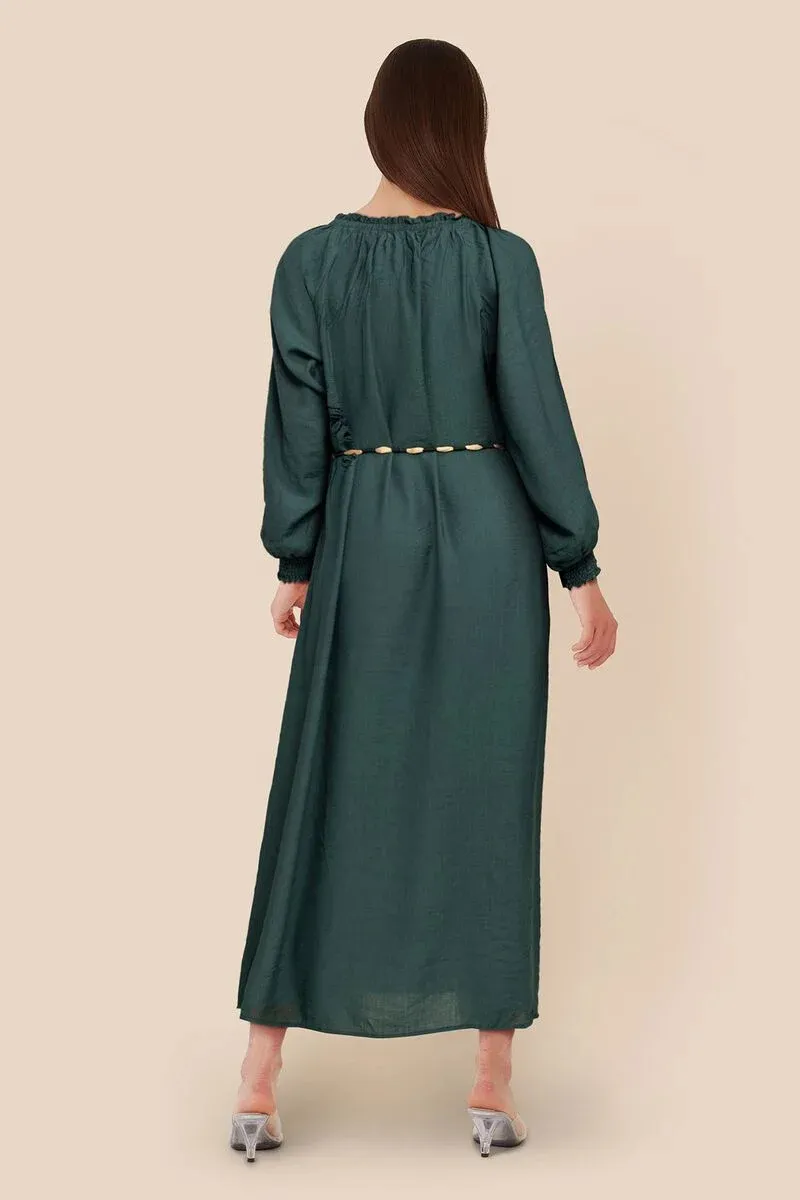 A Delicate Dress for all Seasons Color Green