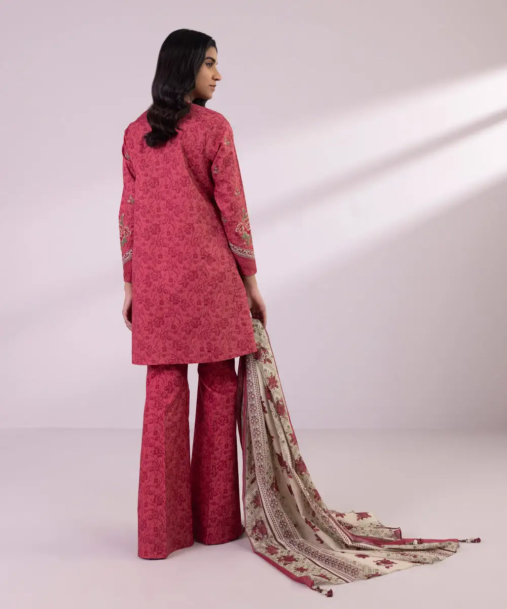 3 Piece - Embroidered Lawn Suit