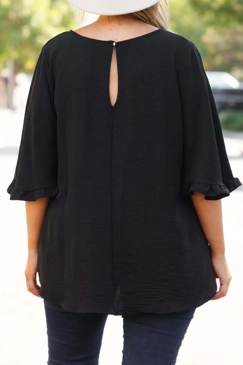 Come Hideaway Top, Black