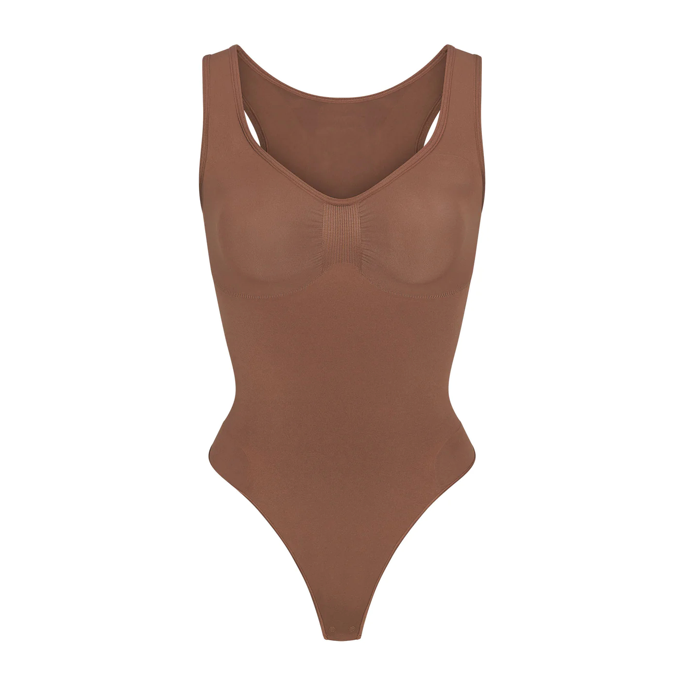 Scoop Neck Thong Bodysuit