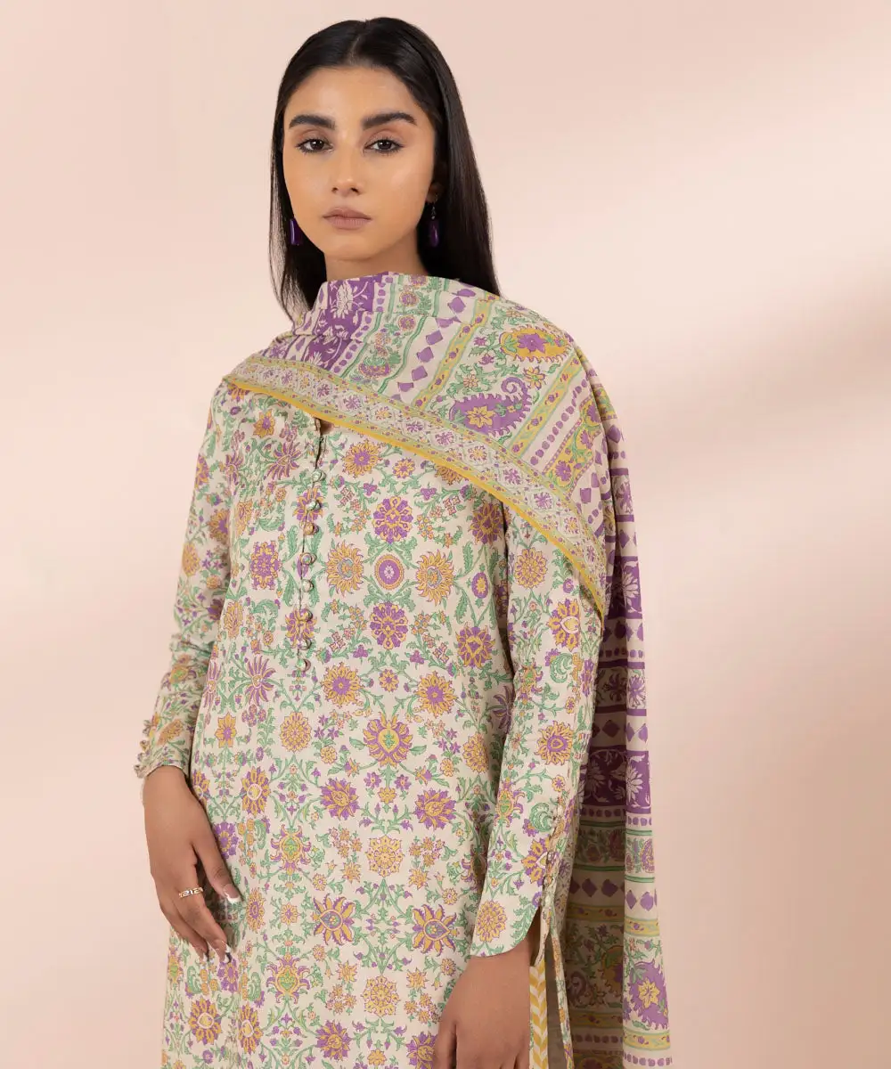 2 Piece - Printed Lawn Suit