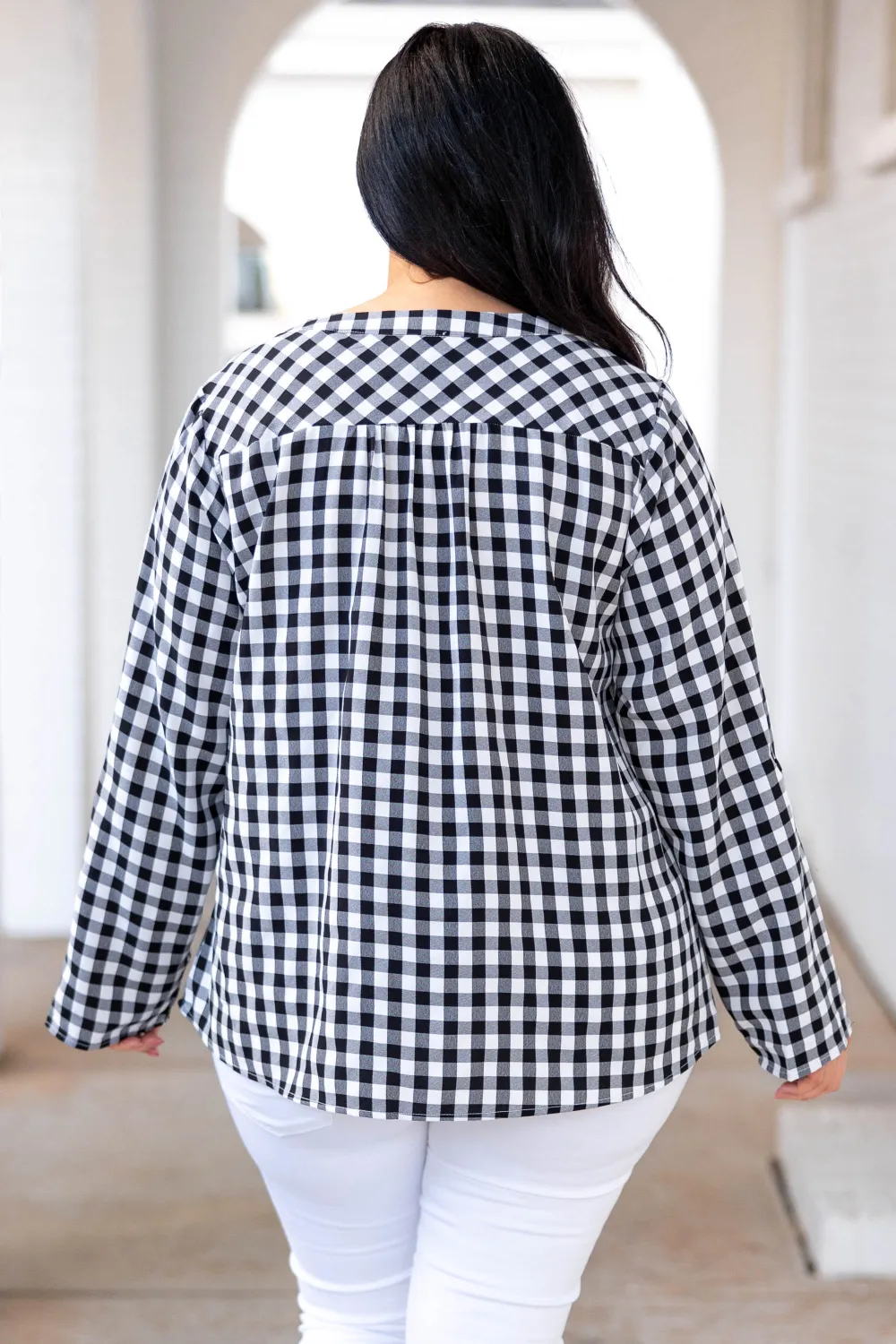 New Sight Top, Gingham