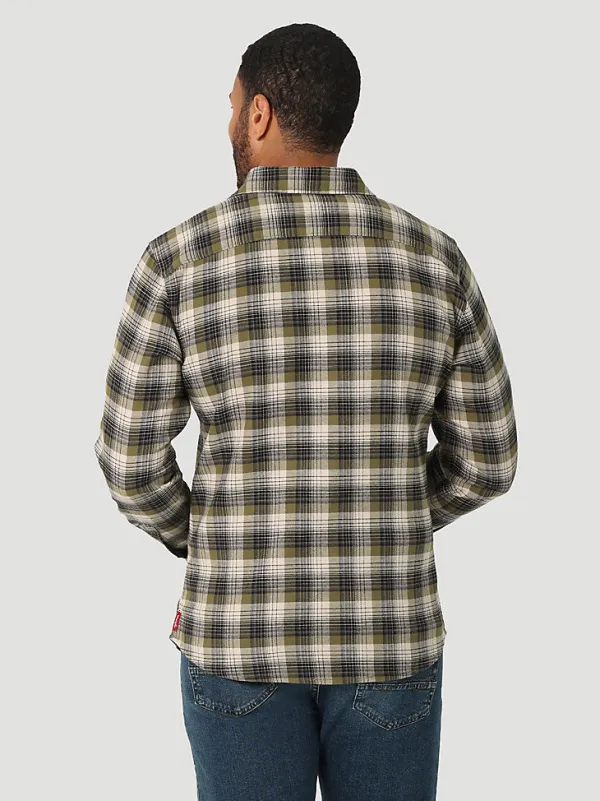 MEN'S CLOUD FLANNEL™ FREE TO STRETCH™ SHIRT IN CAPULET OLIVE