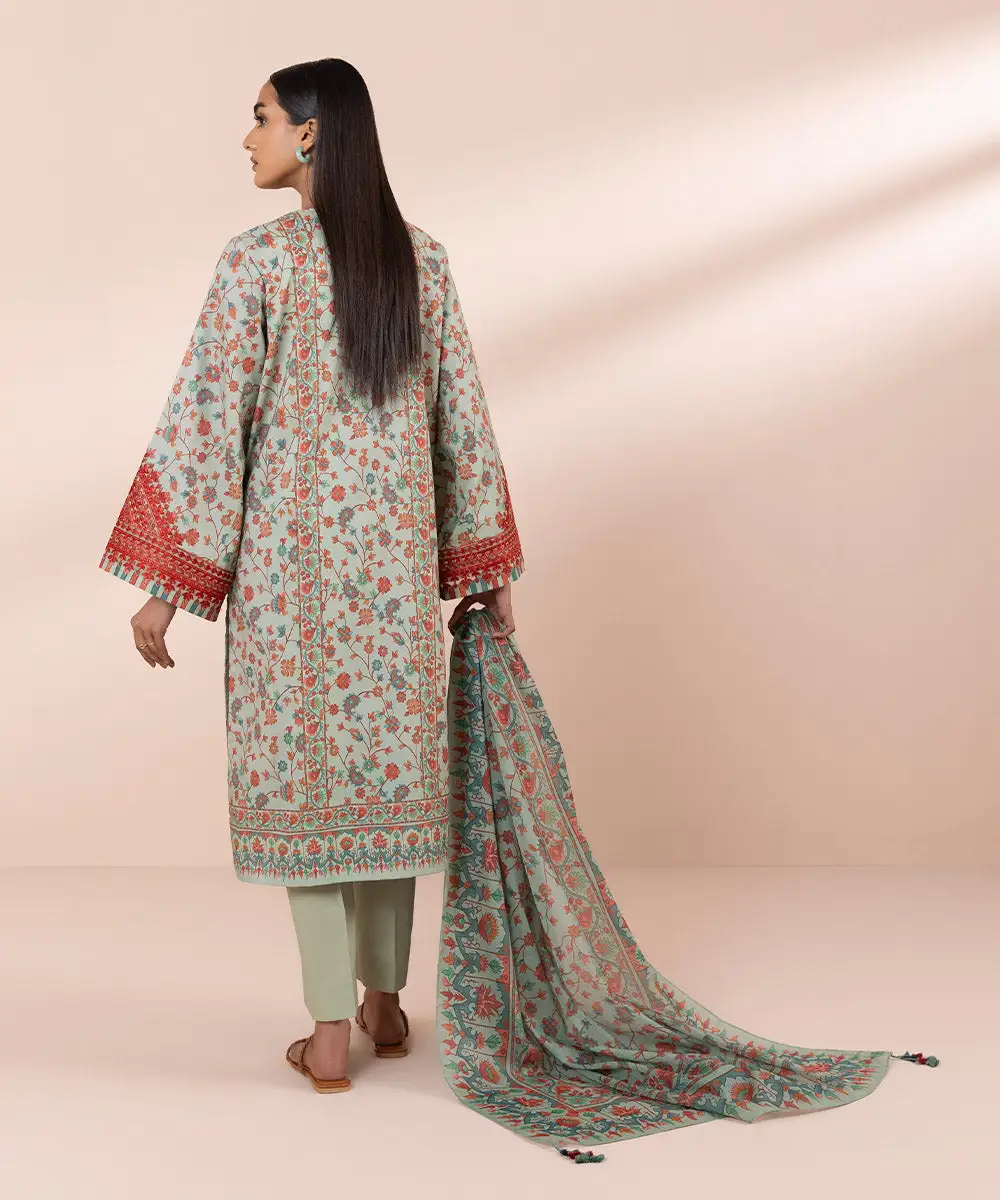 3 Piece - Embroidered Lawn Suit