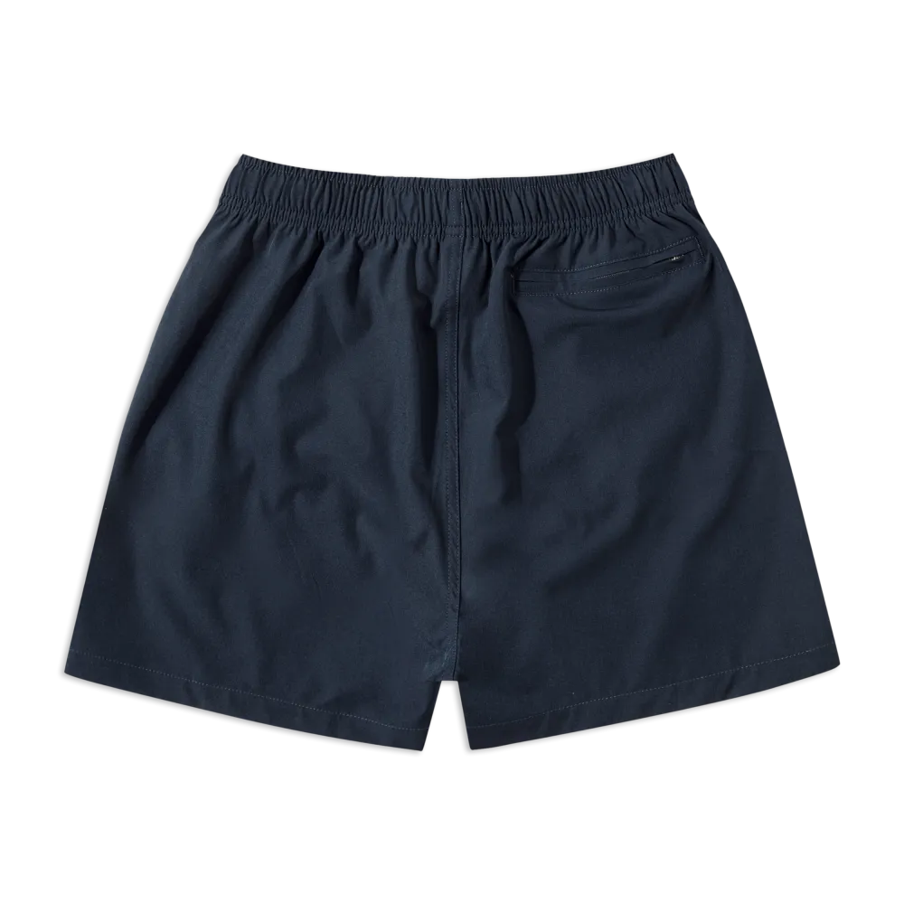 Stretch Swim Solid-Navy Blue